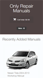Mobile Screenshot of onlyrepairmanuals.com